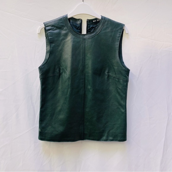 BLK DNM Leather Top Sleeveless Size XS - Picture 4 of 4
